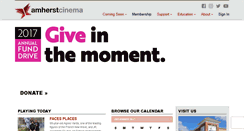 Desktop Screenshot of amherstcinema.org