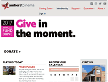 Tablet Screenshot of amherstcinema.org