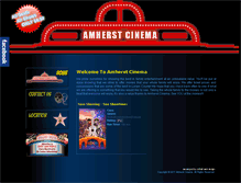 Tablet Screenshot of amherstcinema.com